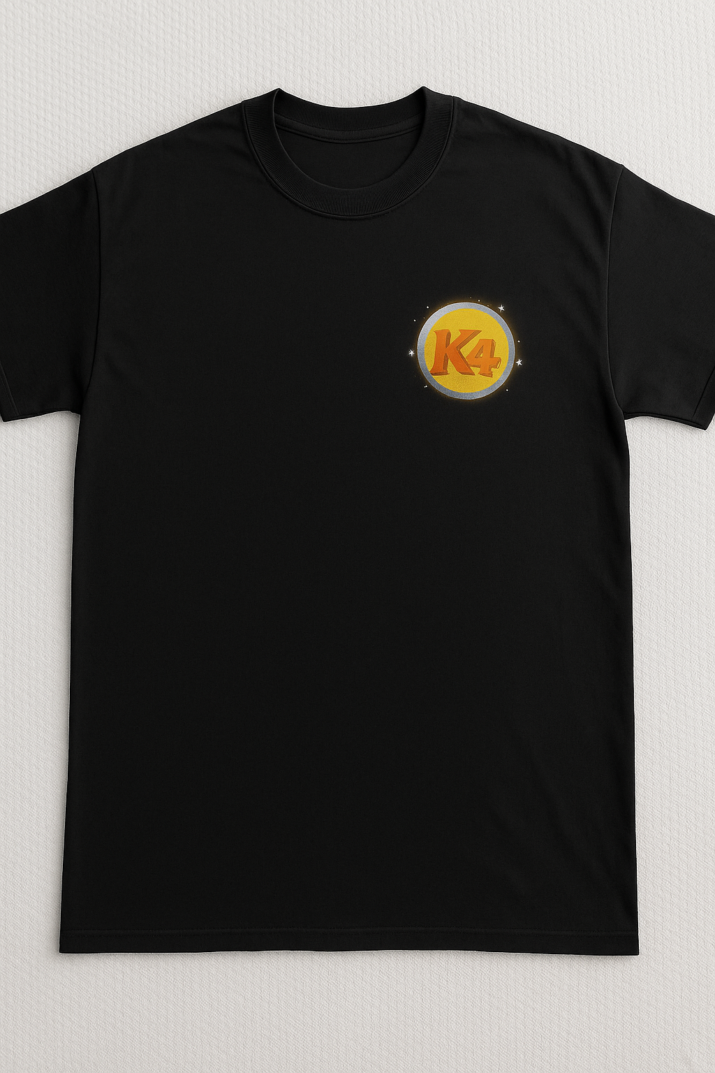Black T-Shirt Design (Normal Fit )