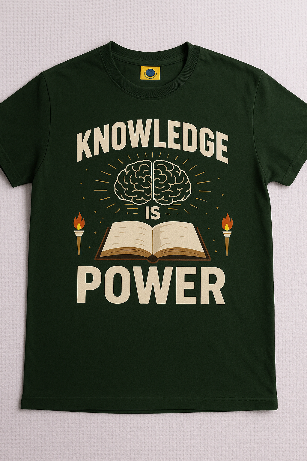 Knowledge is Power- Green (Normal Fit)