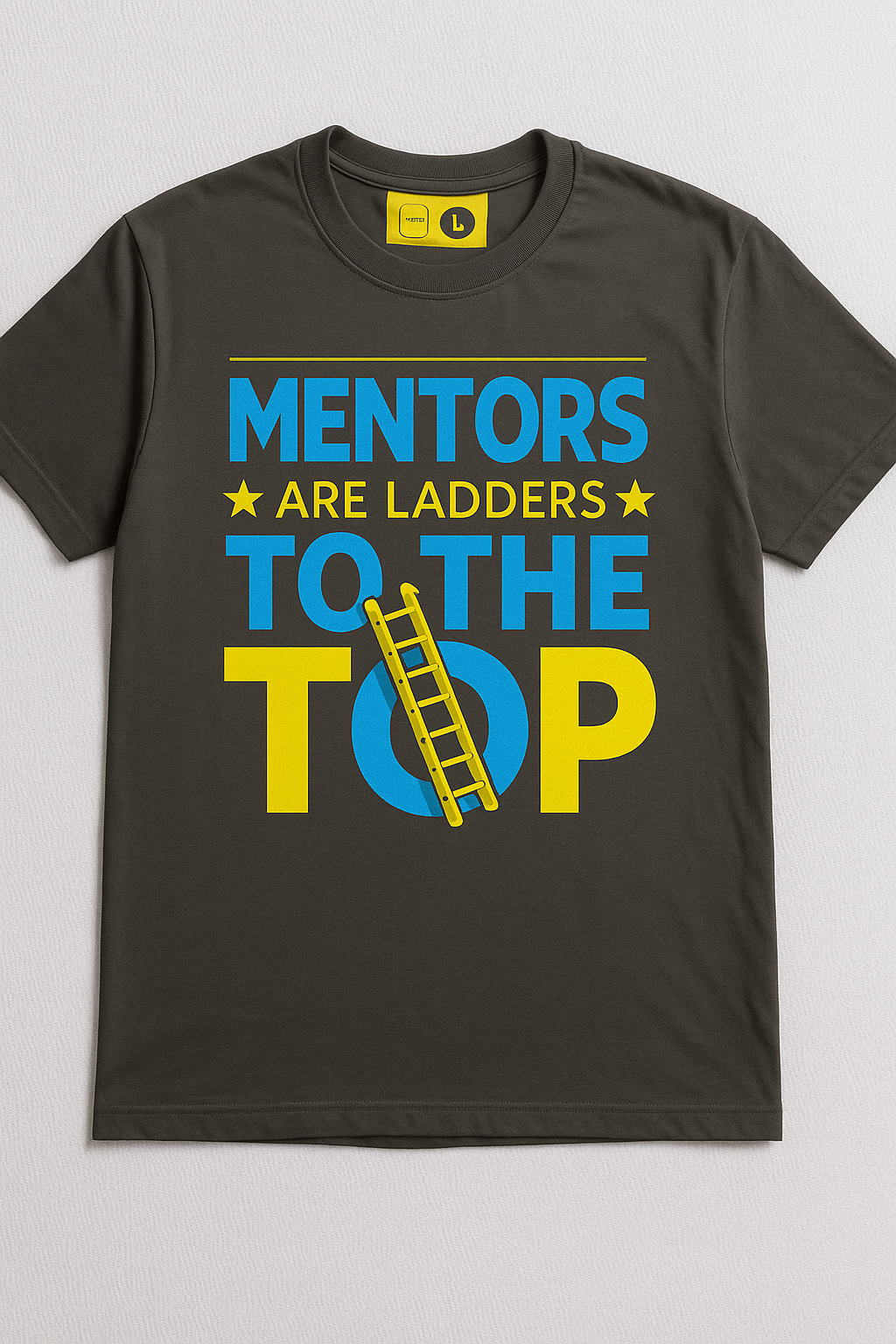 Mentors are Ladders- Grey (Normal Fit)